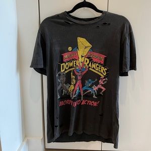 Trendy Vintage-Style Power Rangers Tee
